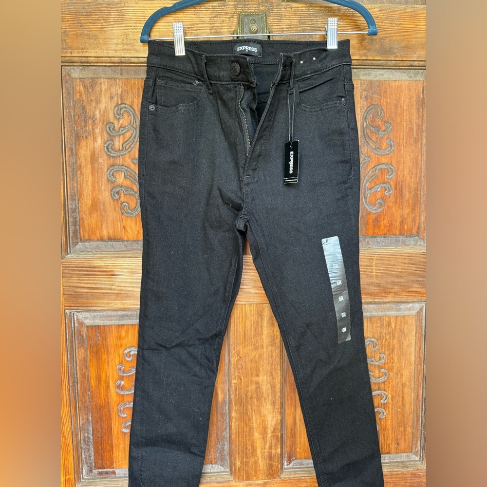 Express black jeans NWT